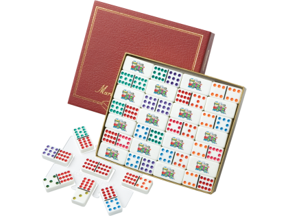 Professional Size Double 12 Mexican Train Dominoes